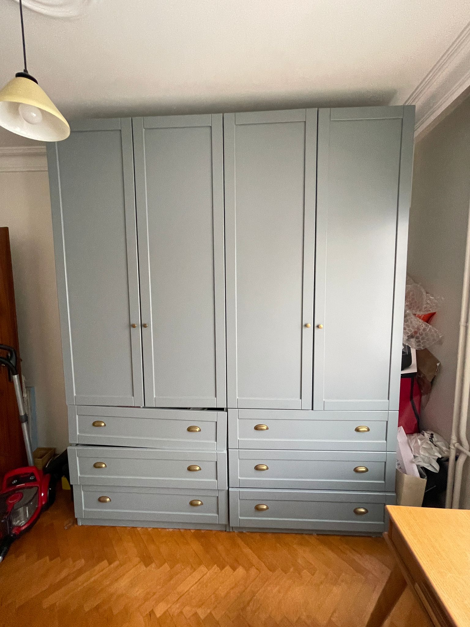 orta klasik yatak odası dolabı